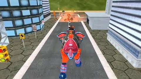 Flying Elephant Robot Transform Trailer