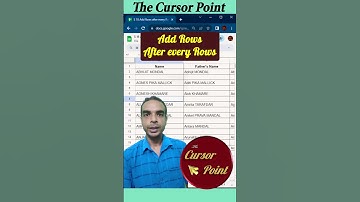 Effortless Data Organization: Add Rows After Every Row in Google Sheets & Excel! 📊🧩 #tipsandtricks