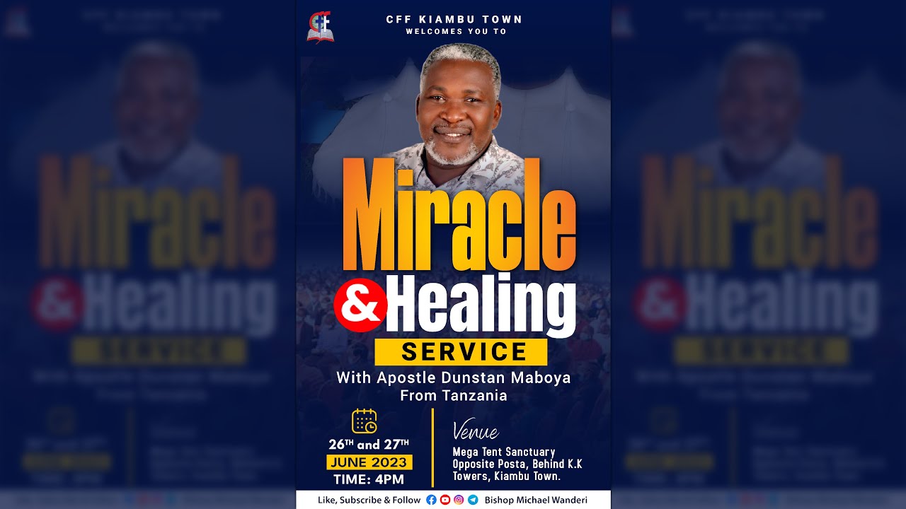MIRACLE AND HEALING SERVICE  || WITH APOSTLE DUNSTAN MABOYA || 26TH JUNE 2023
