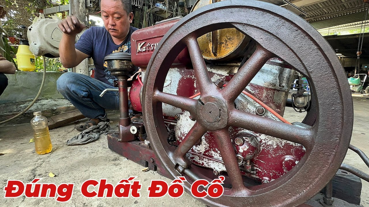 Động Cơ KATSURA Phế Liệu Của Người Nhật.Việt Nam Mua Siêu Tầm Đồ Cổ.
