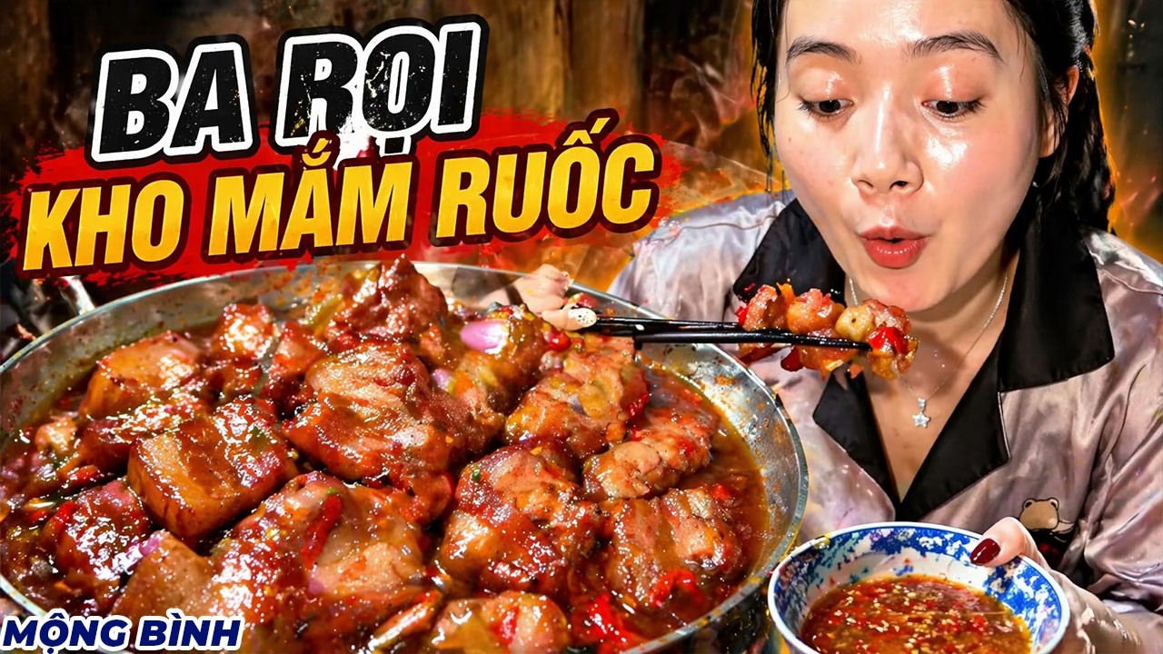 Thịt Ba Rọi Kho Mắm Ruốc Đơn Giản Dễ Làm Ăn Tốn Cơm Lắm Nè - Mộng Bình ...