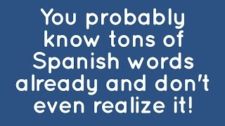 Spanish Cognates