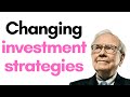 Warren Buffett on changing investment strategies (1996)