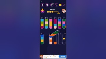 31-35 Level Get colour-water sort puzzle game 2024