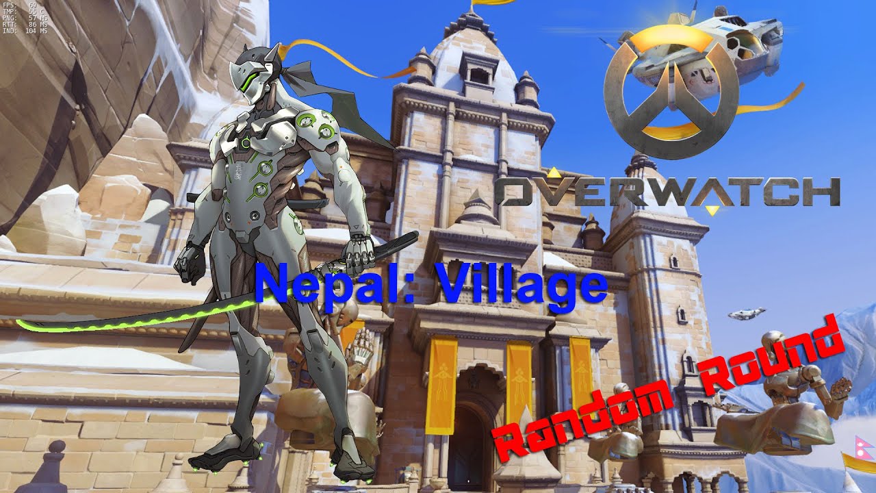 gaming logo Random Round: Overwatch - Nepal: Village - Genji