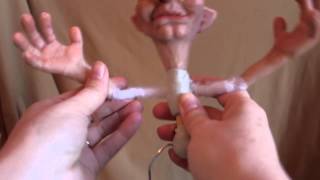 Assembling your Art Doll - Witch Spoon Doll Part 4 - MakingFairies.com & SculptUniversity.com