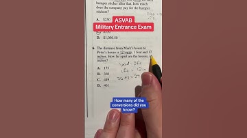 ASVAB Arithmetic Reasoning #6 Question Walk Through