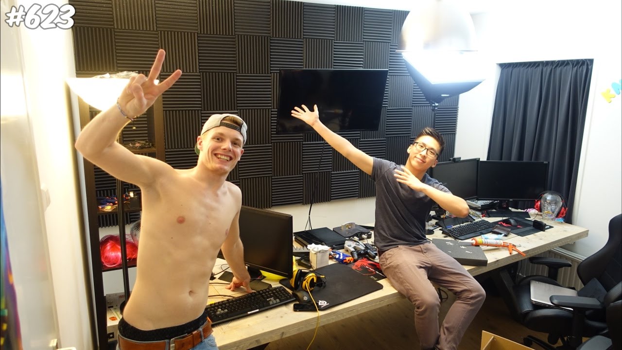 dusdavidgames discord EEN NIEUWE STUDIO! - ENZOKNOL VLOG #623