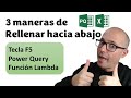 Como rellenar celdas vacías | Hablando de Excel