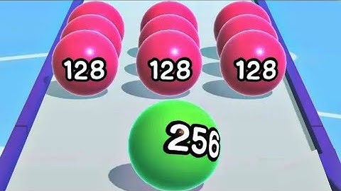 Ball Run 2048 Funny Games All Levels Gameplay walkthrough Android IOs Alltrailer Relaxing New Video