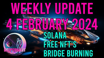 Deeper Network Weekly Update: 4th February 2024 - Solana Migration, Bridge Burning & Free NFT