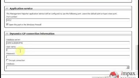Management Reporter Installation