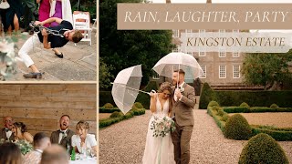 A Very Fun & Very Wet Wedding at Kingston Estate, Devon