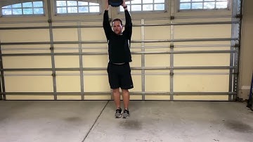 Functionally Fit: Med ball lateral lunge w/ overhead press