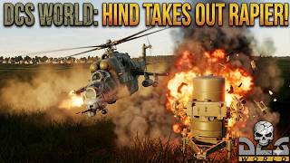 Mi-24P Hind vs NATO Rapier | DCS Cold War Map