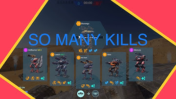 Team Deathmatch Gameplay (Leech, Hellburner, Ao Jun, Ares) - War Robots