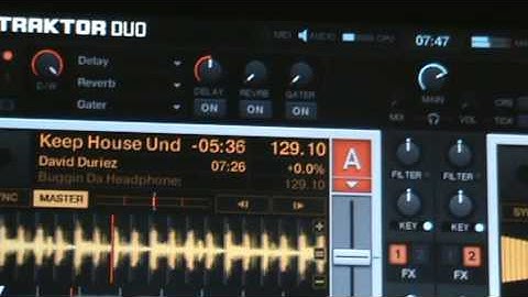 CDJ400 with Traktor Duo Effects & features Traktor Scratch Pro FX