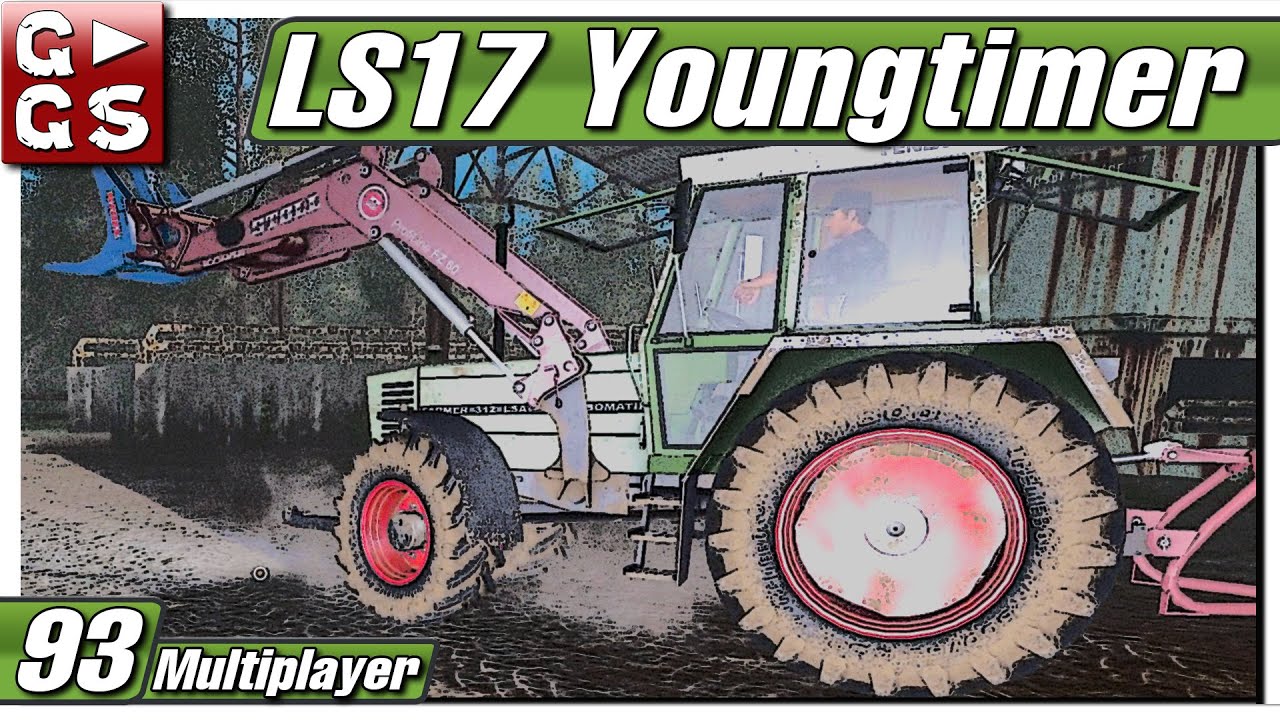 LS17 YOUNGTIMER 🚜 Riesige Holzberge #93 Hermanns Eck Talk gaming logo