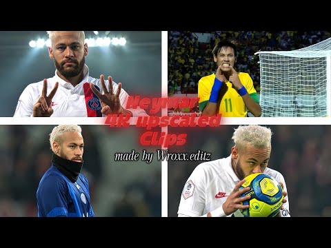 Neymar Jr 4K Free Clips Clips For Edits Upscaled Best Scene Pack No Watermark 