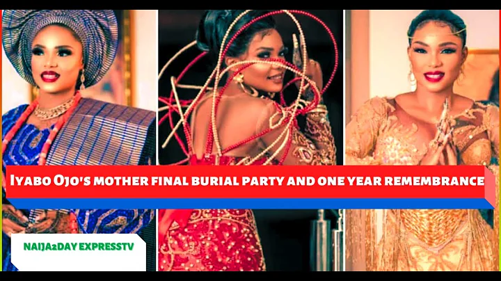 Iyabo Ojo's mother final burial party and one year remembrance.