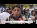Tras marcha estudiantil, inicia paro nacional de universidades públicas
