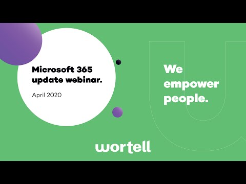 Webinar Microsoft 365 april 2020