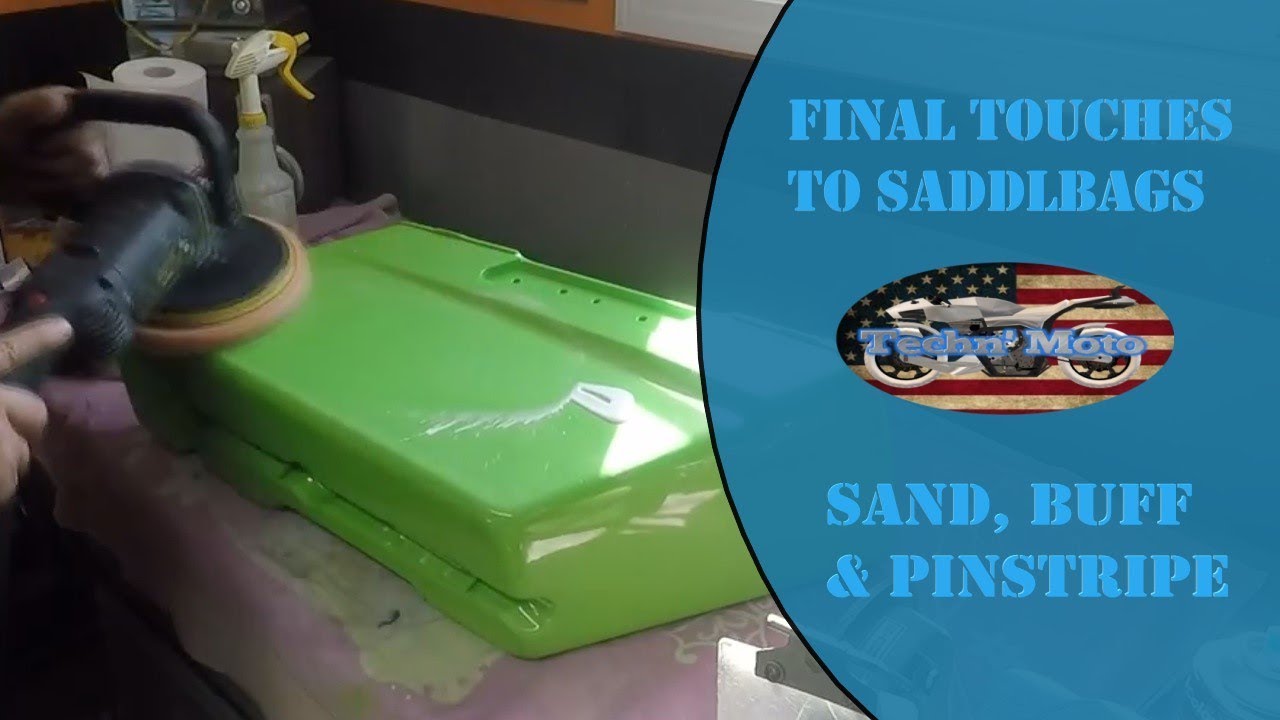 Final Touches to Saddlebags Painting a Harley 16 YouTube