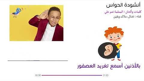 أنشودة الحواس الخمس بدون موسيقى -  أنا إنسان لي إحساس