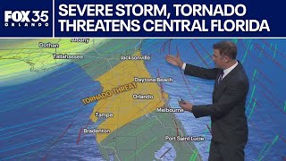 Tornado, severe storm threat possible for Central Florida this weekend