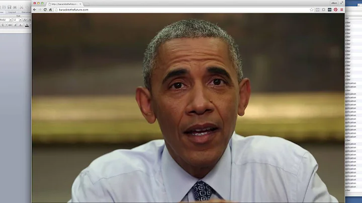 Barack to the Future: 2016 President Obama Calls 2...