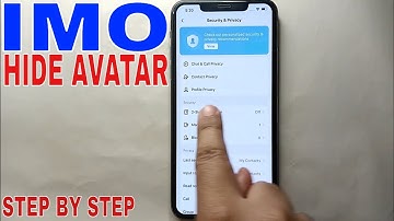 ✅ How To Hide Avatar On Imo 🔴