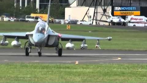 Yak-130 trainer fighter light attack aircraft  Russian aviation defence industry RIA Novosti video