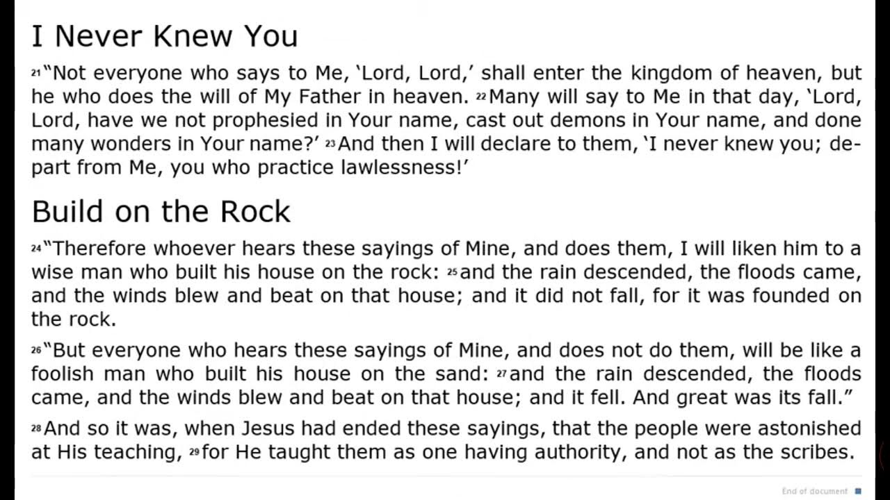 SCRIPTURE MEMORIZATION Matthew 7 15 23 YouTube matthew-7-1-6-judge-not-douay-rheims-youtube