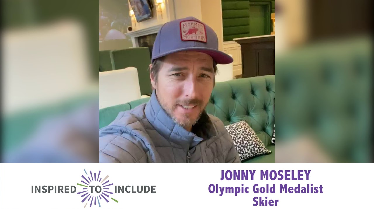 InspiredToInclude Jonny Moseley, Olympic Gold Medalist Skier YouTube