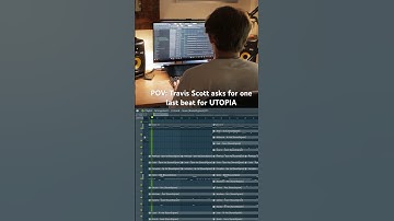 POV: Travis Scott asks for one last beat for UTOPIA 🔥 🌵 #travisscott #musicproducer #utopia