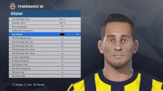 Pes 2017 Face Build Josef De Souza Fenerbahçe Ps4