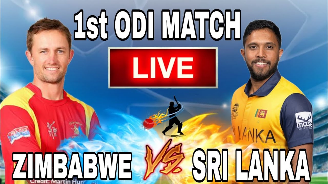 🔴 Live Sri Lanka vs Zimbabwe 1st ODI SL Vs ZIM Live Sri Lanka Live Match Today cricket