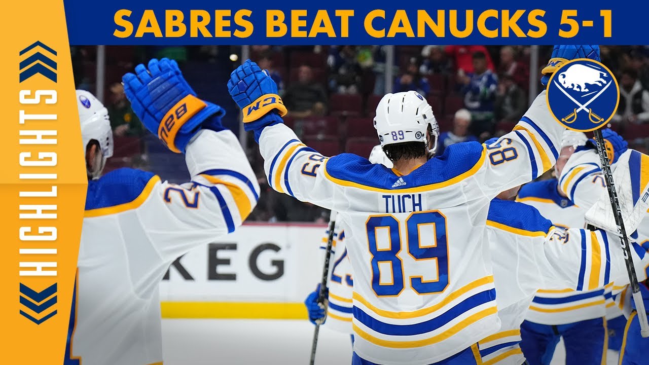 Buffalo Sabres Defeat Vancouver Canucks 5-1 | October 22, 2022