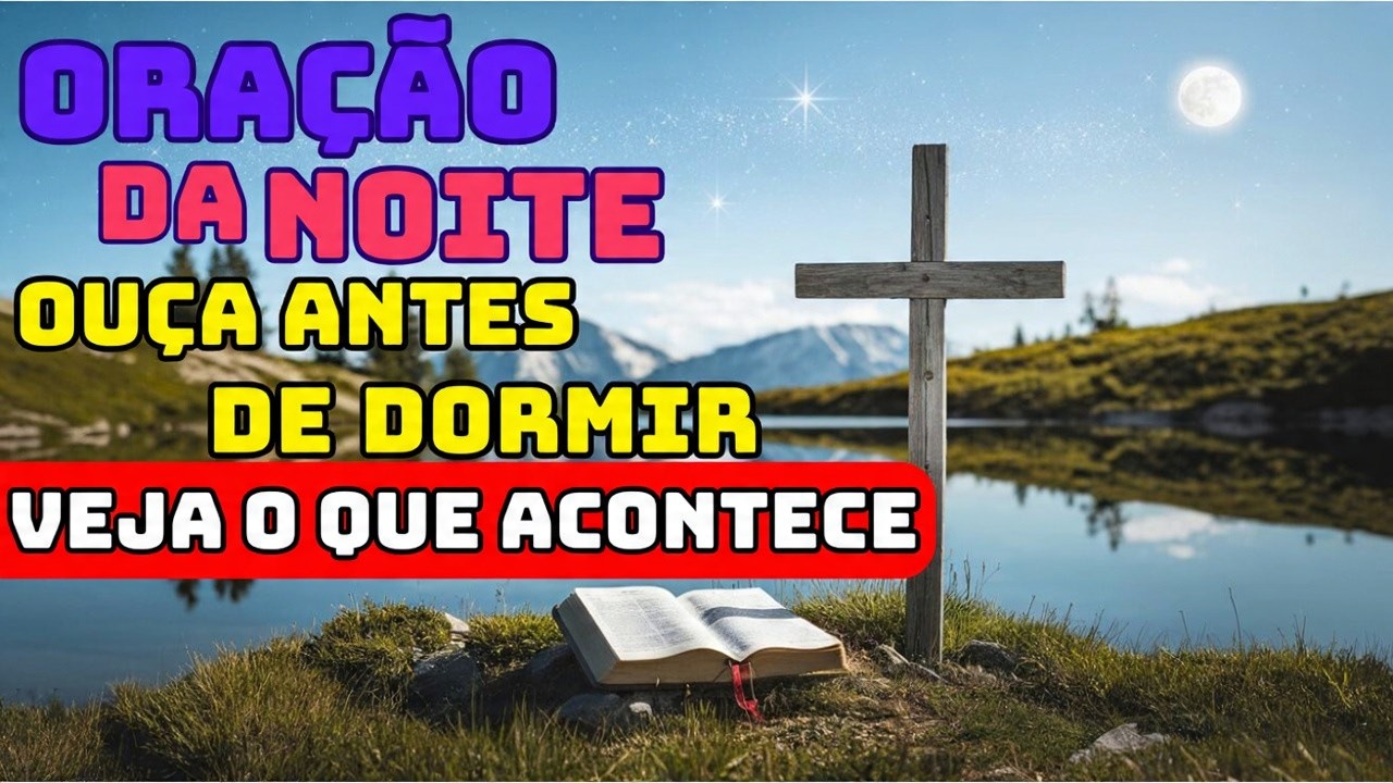 MELHOR ORAÇÃO PARA DORMIR NA PAZ DE DEUS - OUÇA E VEJA O QUE ACONTECE
