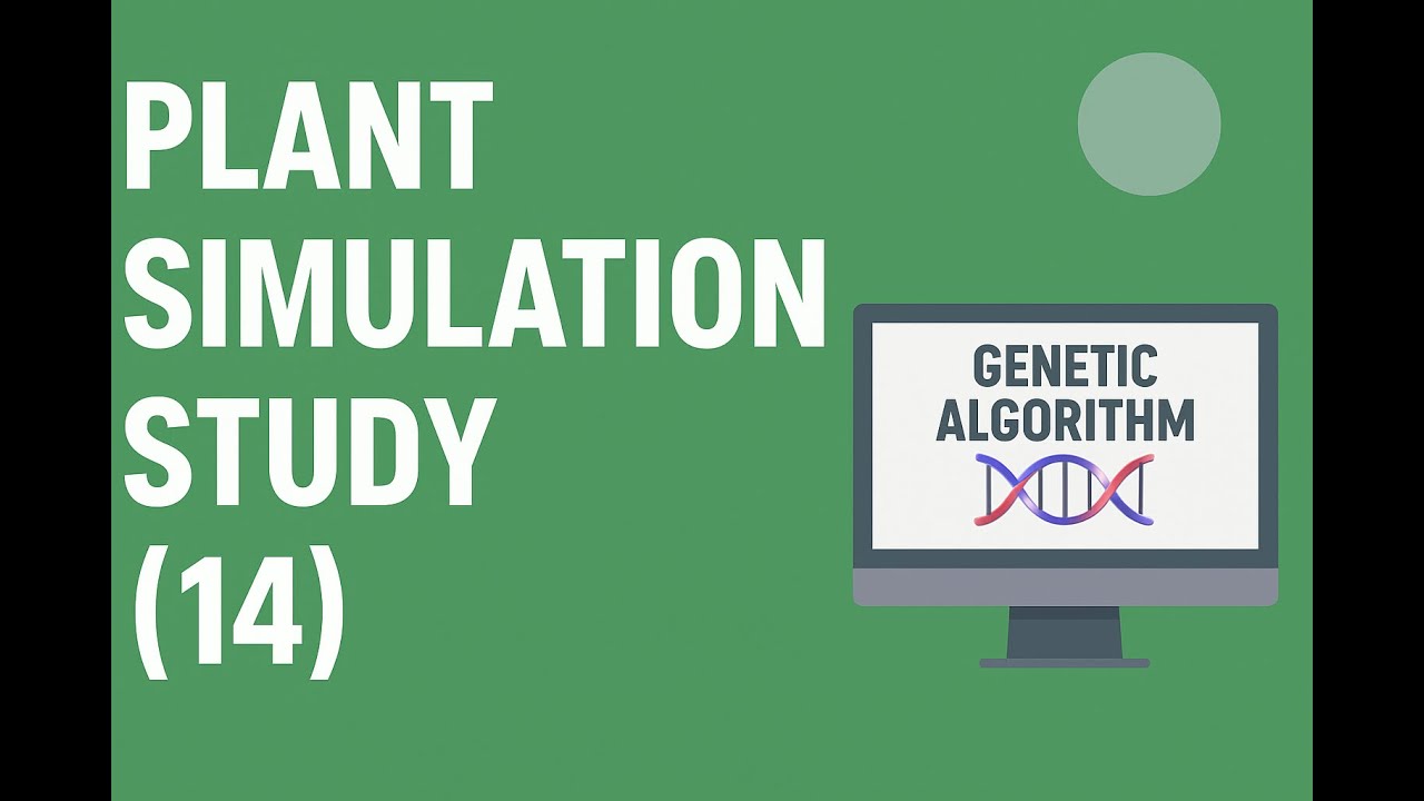 Plant Simulation Study (14) - 유전알고리즘 [2] , Genetic Algorithm - YouTube