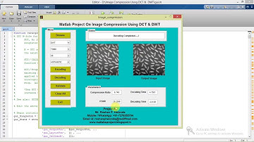 Image Compression Using DCT and DWT Matlab Project with Source Code