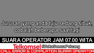 Jurusan yang anda tuju sedang sibuk, cobalah beberapa saat lagi (Telkomsel)