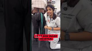 Exercises for disc bulge #the_physiora