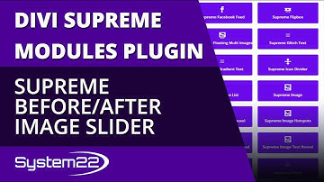 Divi Theme Supreme Before After Image Slider 👍