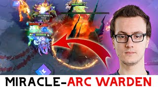 Miracle- 200 IQ Arc Warden ! The Magnetic Field Save The Throne! AMAZING COMEBACK | DOTA 2 MICRO