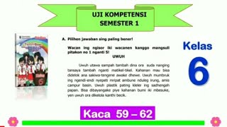 Tantri Basa Kelas 6 - Uji Kompetensi Semester 1 - Hal. 59 - 62   Bahasa Jawa Kelas 6