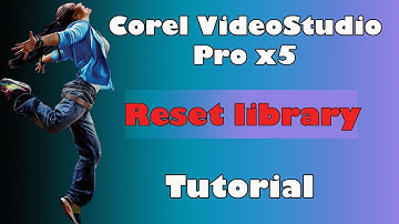 Reset back to factory default Corel VideoStudio