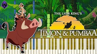 Hakuna Matata (Piano Tutorial) | Timon & Pumbaa | Synthesia | Raptor Wader screenshot 1