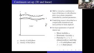 Prof. Philippe Guyenne | A porous viscoelastic model for wave attenuation in ice-covered seas