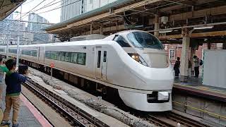 E657 K1編成 651オマージュカラー車両東京駅入選シーン#東京駅#特急#657系#オマージュカラー 